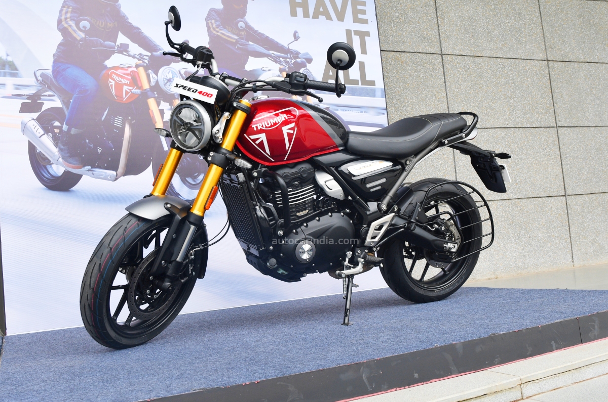 Triumph Speed 400 Price Scrambler 400 X Engine Features Design 